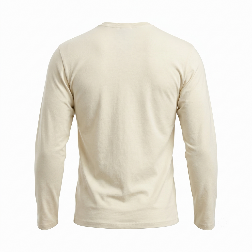 'Sea Mist' Cream Henley